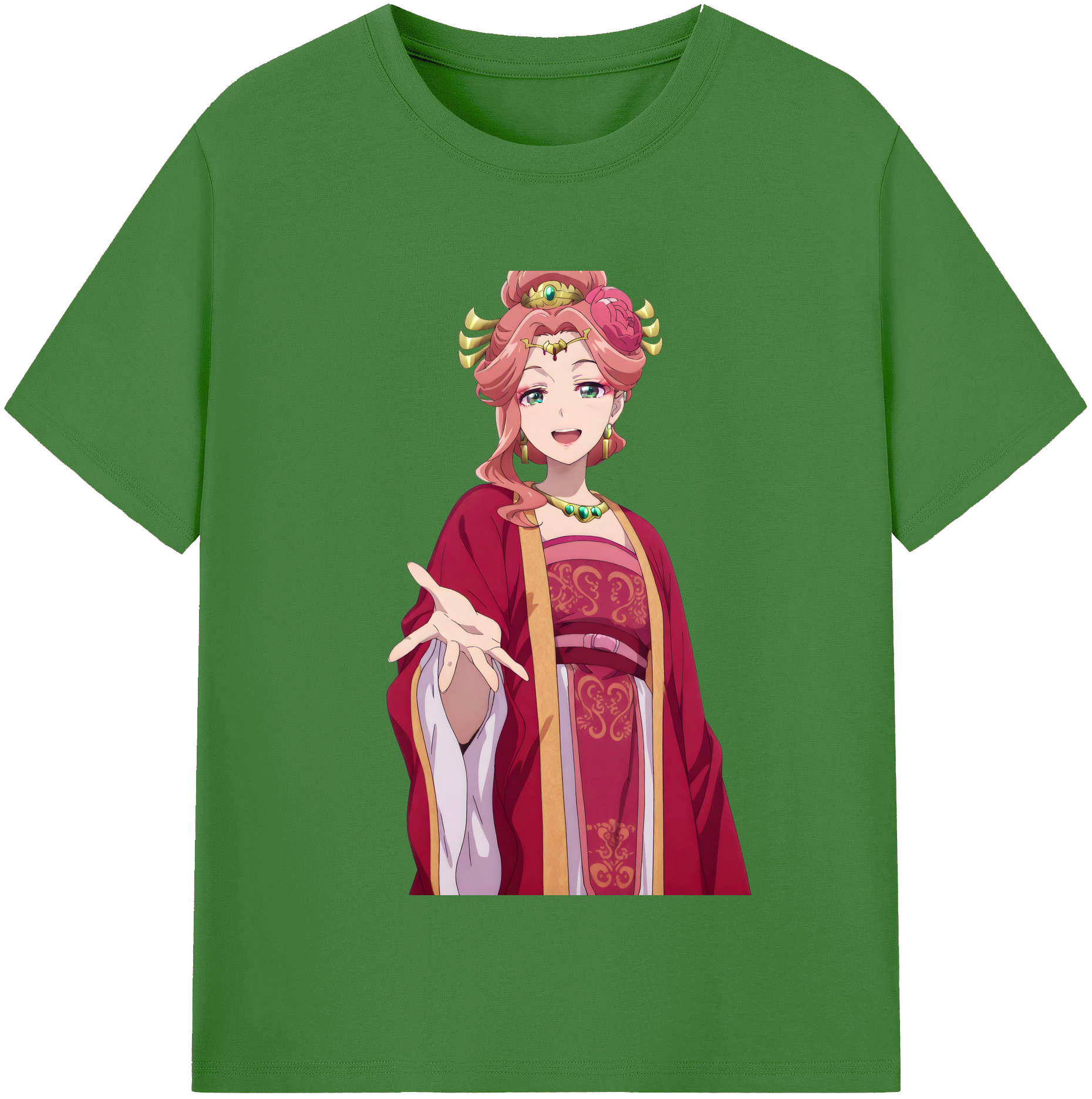 （画像用） 薬屋のひとりごと The Apothecary Diaries レディースカジュアルプリントTシャツ（綿100％）